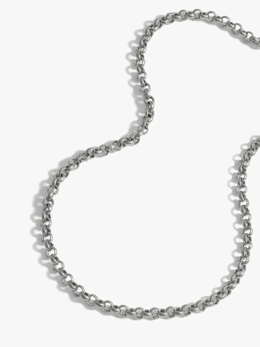 Sterling Silver Rolo Chain 24” - Picture 5 of 5
